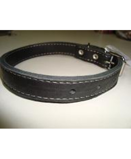  Ошейник кож.  25мм 1слой с подкладом СА