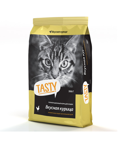 Тэсти/Tasty корм для кошек Курица 350гр Тэсти/Tasty корм для кошек Курица 350гр