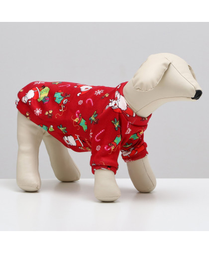 Свитер для собак Подарки рМ ДС30см ОШ26см ОГ38см красный Пижон Свитер для собак Подарки рМ ДС30см ОШ26см ОГ38см красный Пижон