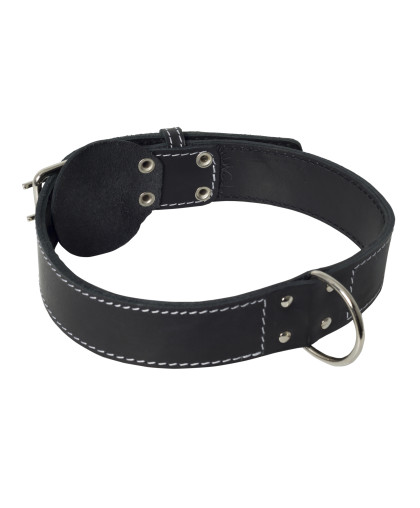 Ошейник кож. двойной с кольцом посередине 45мм 63-72см Каскад Ошейник кож. двойной с кольцом посередине 45мм 63-72см Каскад