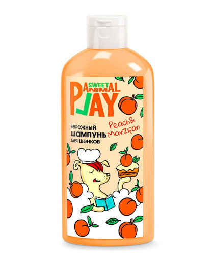 Шампунь Энимал плей/Animal Play Sweet для щенков Персиковый марципан Бережный 300мл*12 Шампунь Энимал плей/Animal Play Sweet для щенков Персиковый марципан Бережный 300мл*12