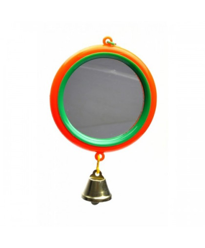 Игрушка для птиц зеркало с колокол. малое Дарэлл