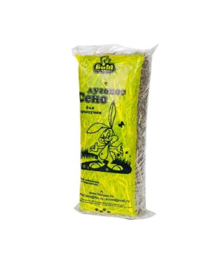 Сено для грызунов луговое 30л БиМ*12 Сено для грызунов луговое 30л БиМ*12