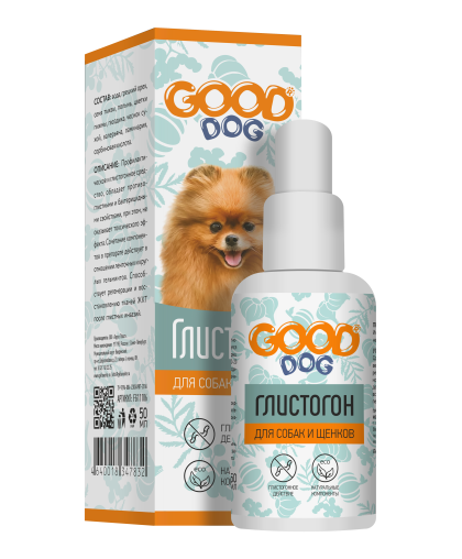 Гуд Дог капли антигельминт. для собак и щенков 50мл*12 Гуд Дог капли антигельминт. для собак и щенков 50мл*12