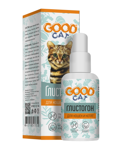 Гуд Кэт капли антигельминтные для кошек и котят 50мл*12 Гуд Кэт капли антигельминтные для кошек и котят 50мл*12