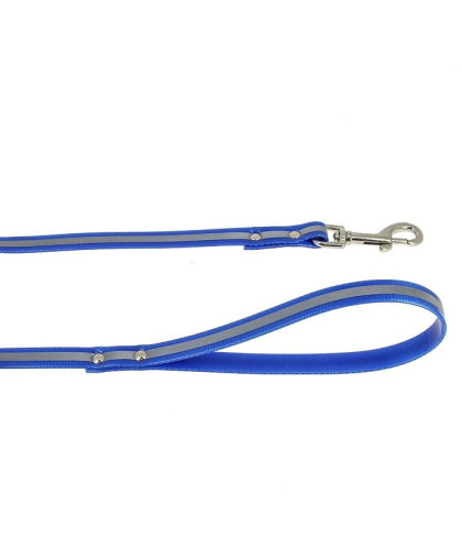 Поводок биотановый со светоотражающей полосой 2м*15мм синий Каскад Поводок биотановый со светоотражающей полосой 2м*15мм синий Каскад