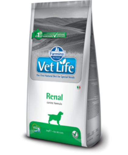  Фармина/Farmina Vet Life Dog Renal корм для собак при почечной и сердечной недостаточности  2кг