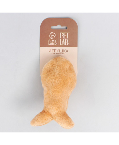 Игрушка для кошек Рыбка с кошачьей мятой бежевая Игрушка для кошек Рыбка с кошачьей мятой бежевая