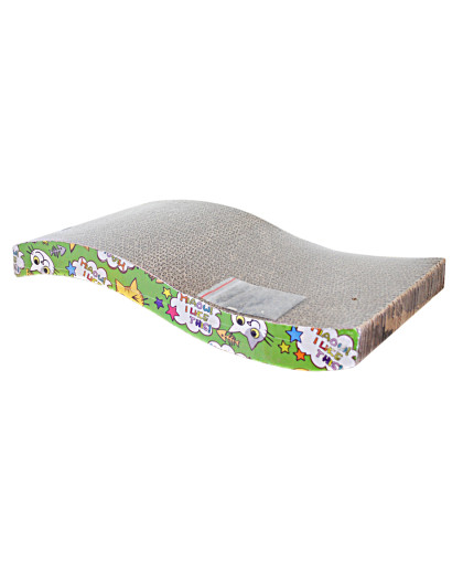 Когтеточка гофрокартоновая S-образная с кошачьей мятой 43*22*7,5см Уют Когтеточка гофрокартоновая S-образная с кошачьей мятой 43*22*7,5см Уют