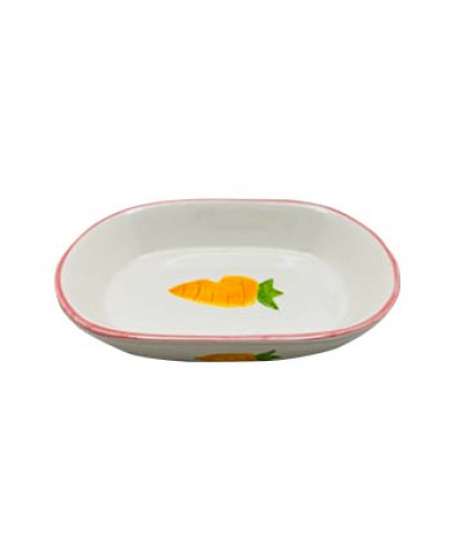 Миска керамическая белая овальная с розовой каемочкой 13*9*3,7см 100мл Уют Миска керамическая белая овальная с розовой каемочкой 13*9*3,7см 100мл Уют