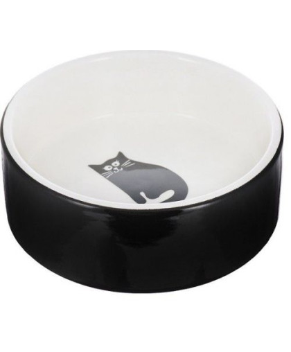 Миска керамическая Толстый кот 12,5*4,5см Уют Миска керамическая Толстый кот 12,5*4,5см Уют