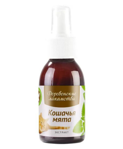 Деревенские Лакомства для кошек спрей кошачья мята 100 мл. Деревенские Лакомства для кошек спрей кошачья мята 100 мл.