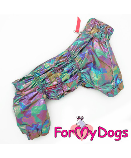 Дождевик для собак р10, спинка 24см мультиколор металлик Formydogs Дождевик для собак р10, спинка 24см мультиколор металлик Formydogs