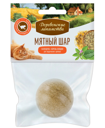  Деревенские Лакомства Мятный шар Календула+корень солодки,  22гр