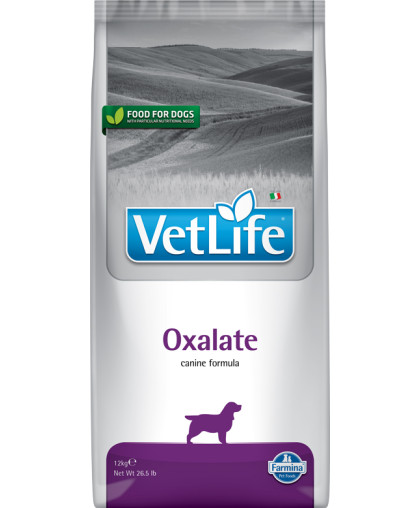  Фармина/Farmina Vet Life Dog Oxalate корм для собак с МКБ уратного, оксалатного, цистинов типа  12кг