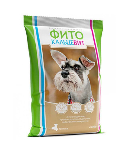 Фитокальцевит для пожилых собак 500 гр*10