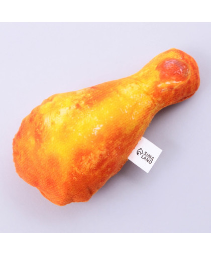 Игрушка для собак Курочка с пищалкой текстиль 13,6см*8см Пушистое счастье Игрушка для собак Курочка с пищалкой текстиль 13,6см*8см Пушистое счастье