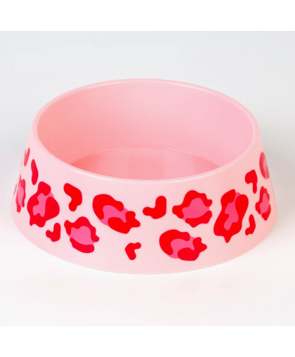 Миска пластиковая Леопард 300мл розовая Пушистое счастье Миска пластиковая Леопард 300мл розовая Пушистое счастье