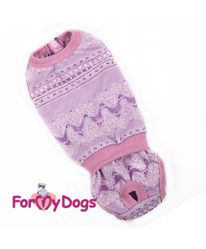 Боди для собак р8, спинка 21см сиреневое Formydogs Боди для собак р8, спинка 21см сиреневое Formydogs