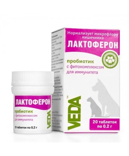 Лактоферон уп. 20 таб. (пробиотик с фитокомпл. для иммунитета) Лактоферон уп. 20 таб. (пробиотик с фитокомпл. для иммунитета)
