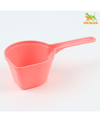 Совок для корма 19см*9см розовый Пижон Совок для корма 19см*9см розовый Пижон