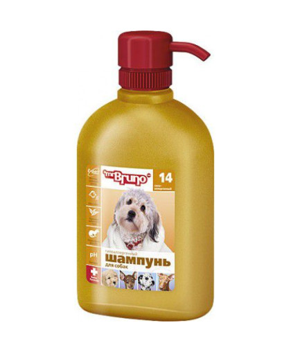 Шампунь-кондиционер Мистер Бруно для собак гипоаллергенный 350мл*6 Шампунь-кондиционер Мистер Бруно для собак гипоаллергенный 350мл*6