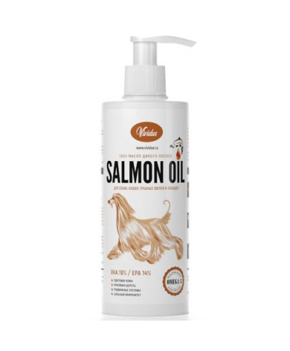  Масло дикого лосося для собак и кошек Вивидус  250млl(Salmon oil)