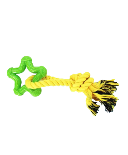 Игрушка для собак Грейфер с узлом и звездой 20см Уют Игрушка для собак Грейфер с узлом и звездой 20см Уют
