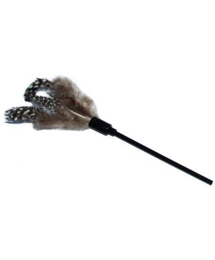 Игрушка для кошек дразнилка гибкая серые перья, 50см Уют Игрушка для кошек дразнилка гибкая серые перья, 50см Уют