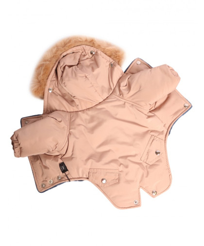 Комбинезон утепленный Winter парка р.ХL, спинка 40см с капюшоном светло-коричневый LION Комбинезон утепленный Winter парка р.ХL, спинка 40см с капюшоном светло-коричневый LION