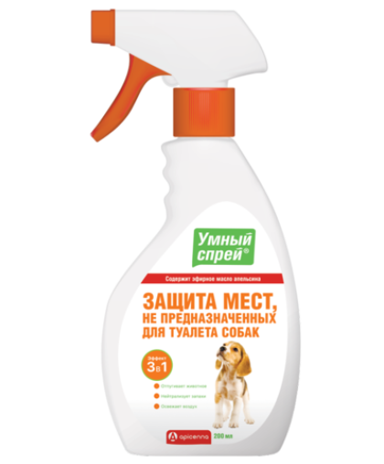 Защита мест не предназначенных для туал. собаки Умный Спрей 200мл*10 Защита мест не предназначенных для туал. собаки Умный Спрей 200мл*10