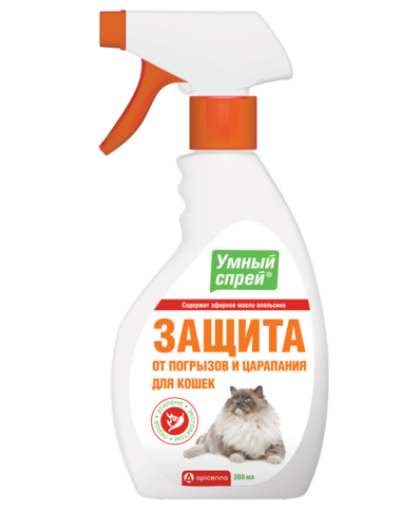  Защита от погрызов и царапанья для кошек Умный спрей  200мл*10