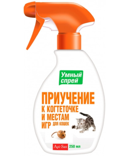  Приучение к когтеточке для кошек Умный спрей  200мл*10