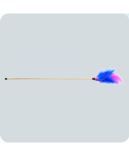 Игрушка для кошек дразнилка с перьями Зооник