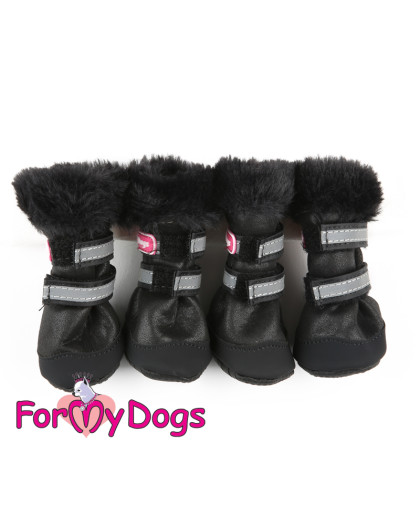Сапожки для собак зимние с усиленным носком РП р5 5,7*4,5*9см черные Formydogs Сапожки для собак зимние с усиленным носком РП р5 5,7*4,5*9см черные Formydogs
