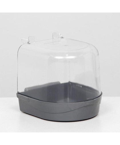 Купалка для птиц 145*135*140мм серебро Пижон Купалка для птиц 145*135*140мм серебро Пижон