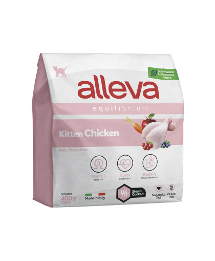  Аллева/Alleva Эквилибриум Суперпремиум корм для кошек Курица  400гр