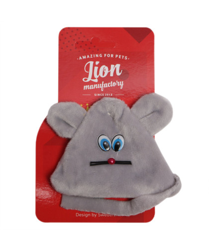 Игрушка для кошек Мышь с экс. кошачей мяты LION Игрушка для кошек Мышь с экс. кошачей мяты LION