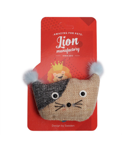 Игрушка для кошек с норки Котик LION Игрушка для кошек с норки Котик LION