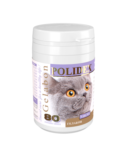 Полидекс 80 Гелабон для кошек уп. 80 таб.*12