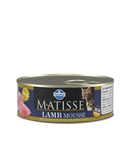 Фармина/Farmina консервы Matiess Mousse Lamb корм для кошек мусс с Ягнёнком 85гр Фармина/Farmina консервы Matiess Mousse Lamb корм для кошек мусс с Ягнёнком 85гр