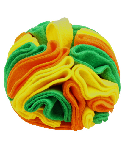  Игрушка для собак Мяч нюхательный  15см трехцветный Госи/GoSi