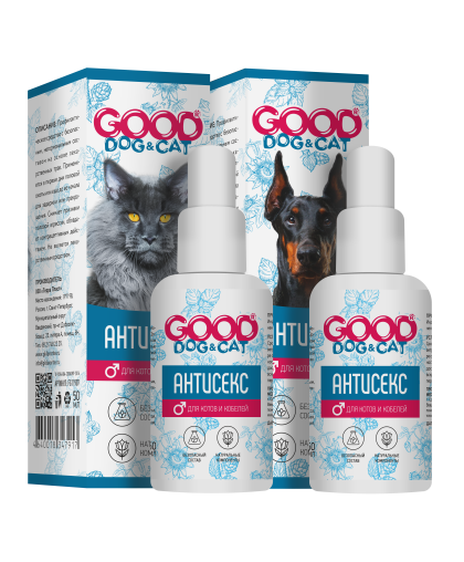 АнтиСекс для котов и кобелей пероральный 50мл Гуд Дог АнтиСекс для котов и кобелей пероральный 50мл Гуд Дог
