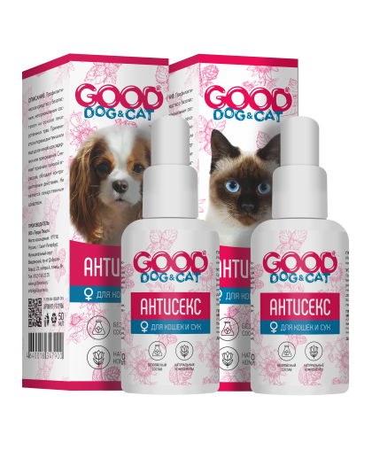 АнтиСекс для кошек и сук пероральный 50мл Гуд Дог*35 АнтиСекс для кошек и сук пероральный 50мл Гуд Дог*35