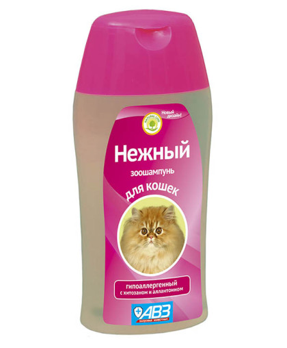 Шампунь Нежный для кошек 180 мл гипоаллергеннный*30 Шампунь Нежный для кошек 180 мл гипоаллергеннный*30