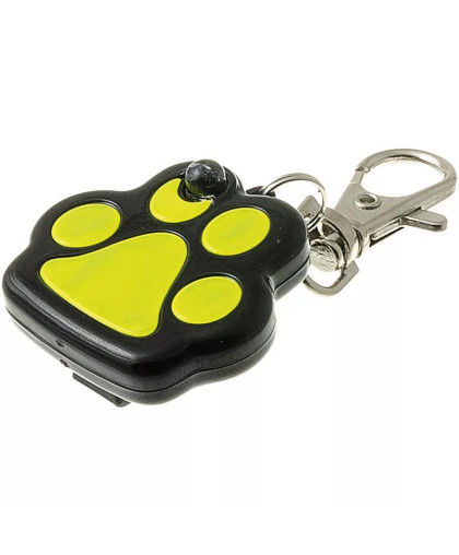 Маячок-адресник в форме лапки со светоотр. на карабине Пет Лайн 