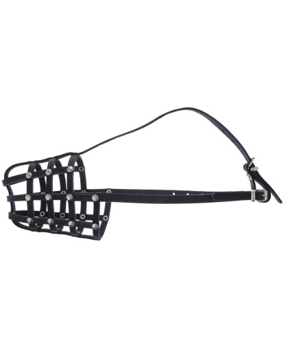 Намордник кож. черный (доберман(кобель), русс.борзая(кобель), немецкая овчарка(сука) 30см Аркон Намордник кож. черный (доберман(кобель), русс.борзая(кобель), немецкая овчарка(сука) 30см Аркон