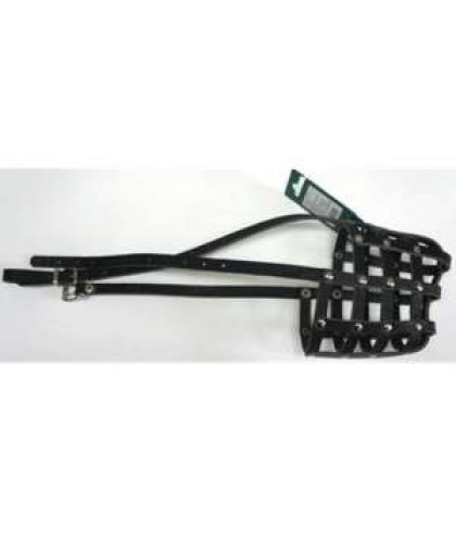 Намордник кож. черный (стафф, гончая, дратхаар, лабрадор, нем.овчарка, ньюф(сука) 32см Аркон Намордник кож. черный (стафф, гончая, дратхаар, лабрадор, нем.овчарка, ньюф(сука) 32см Аркон