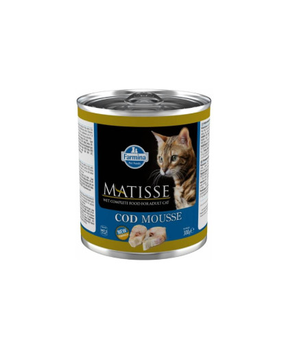 Фармина/Farmina консервы Matiess Mousse Codfish корм для кошек мусс с Треской 300г Фармина/Farmina консервы Matiess Mousse Codfish корм для кошек мусс с Треской 300г