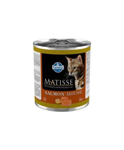 Фармина/Farmina консервы Matiess Mousse Salmon корм для кошек мусс с Лососем 300гр Фармина/Farmina консервы Matiess Mousse Salmon корм для кошек мусс с Лососем 300гр